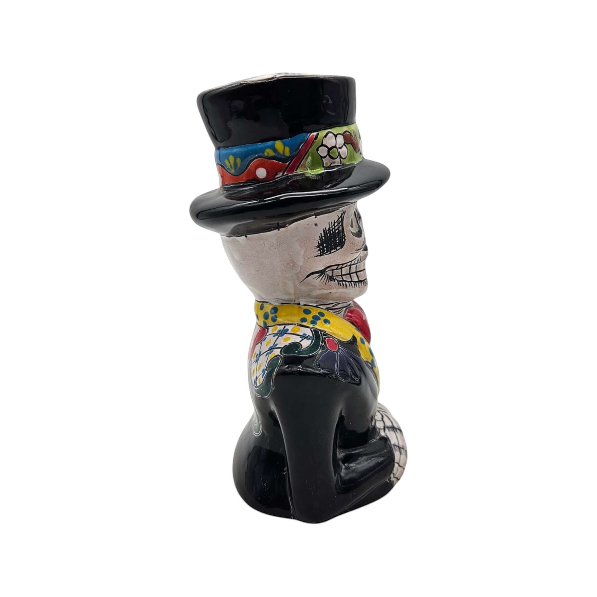 Talavera Skeleton Statue | Day of the Dead Catrin