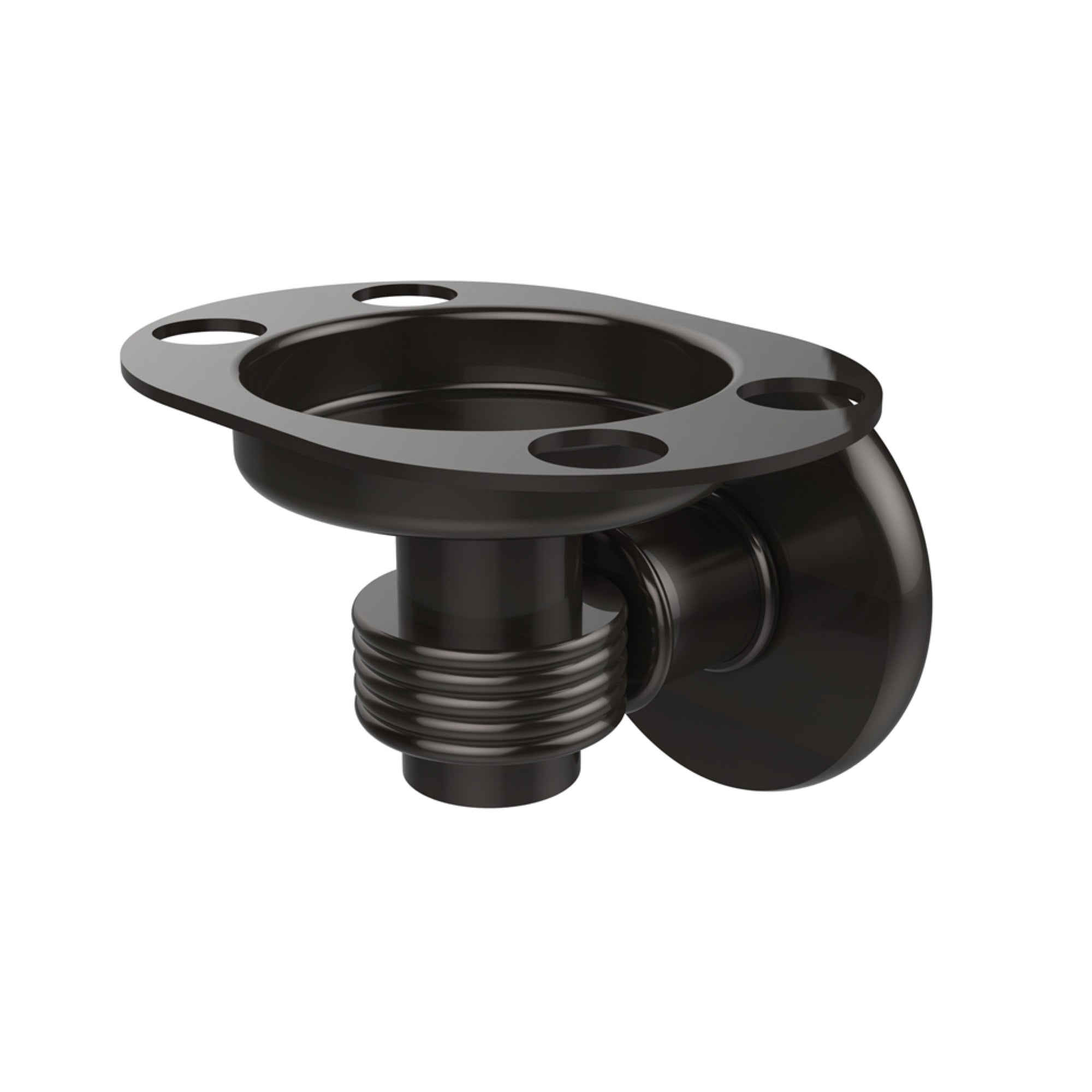 2026G-Orb Continental Collection Tumbler And Toothbrush Holder With Groovy Accents, Oil Rubbed Bronze