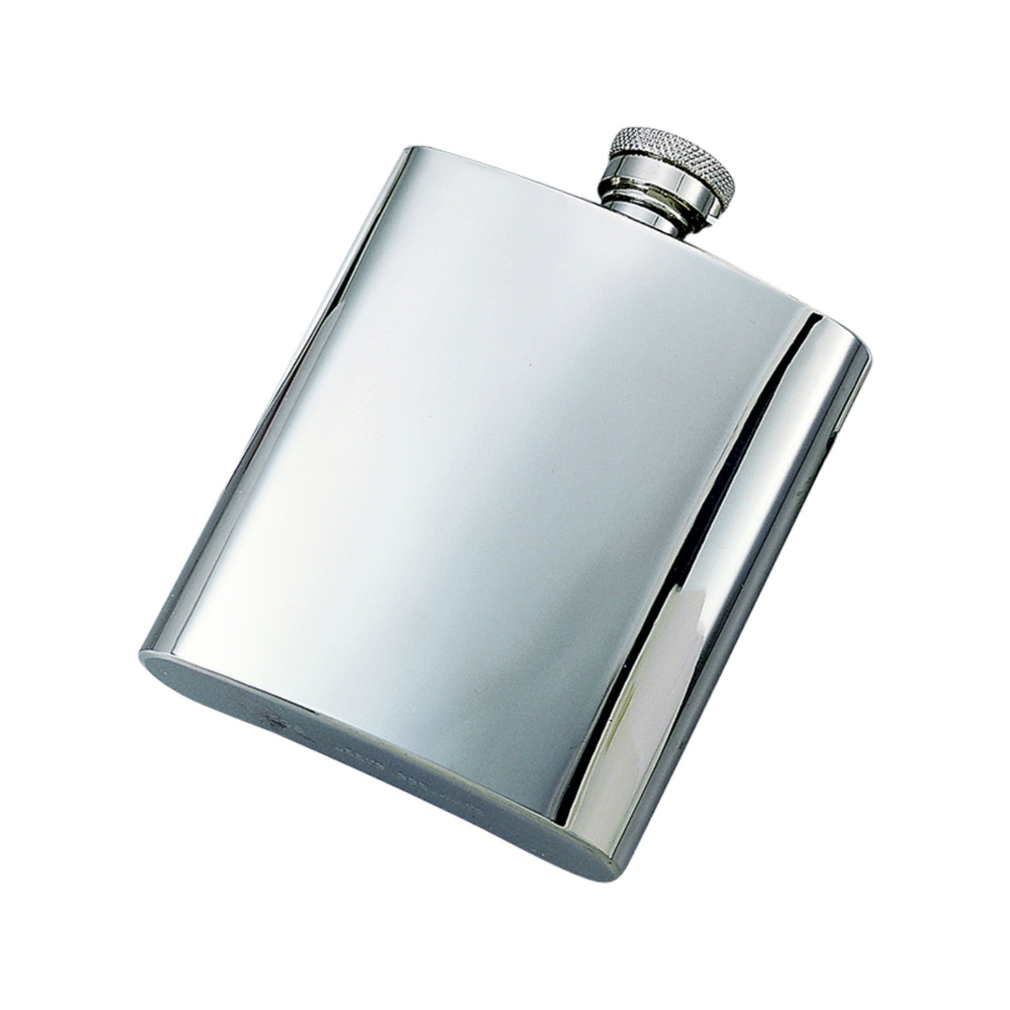 Bright Flask, Stainless Steel 8 Oz Capacity 5''