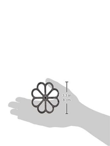Ibili Accesorios Rosette Iron Set With Handle, Made In Spain, Rosette Waffle Iron Mold Set Stainless Steel With Wooden Handle In