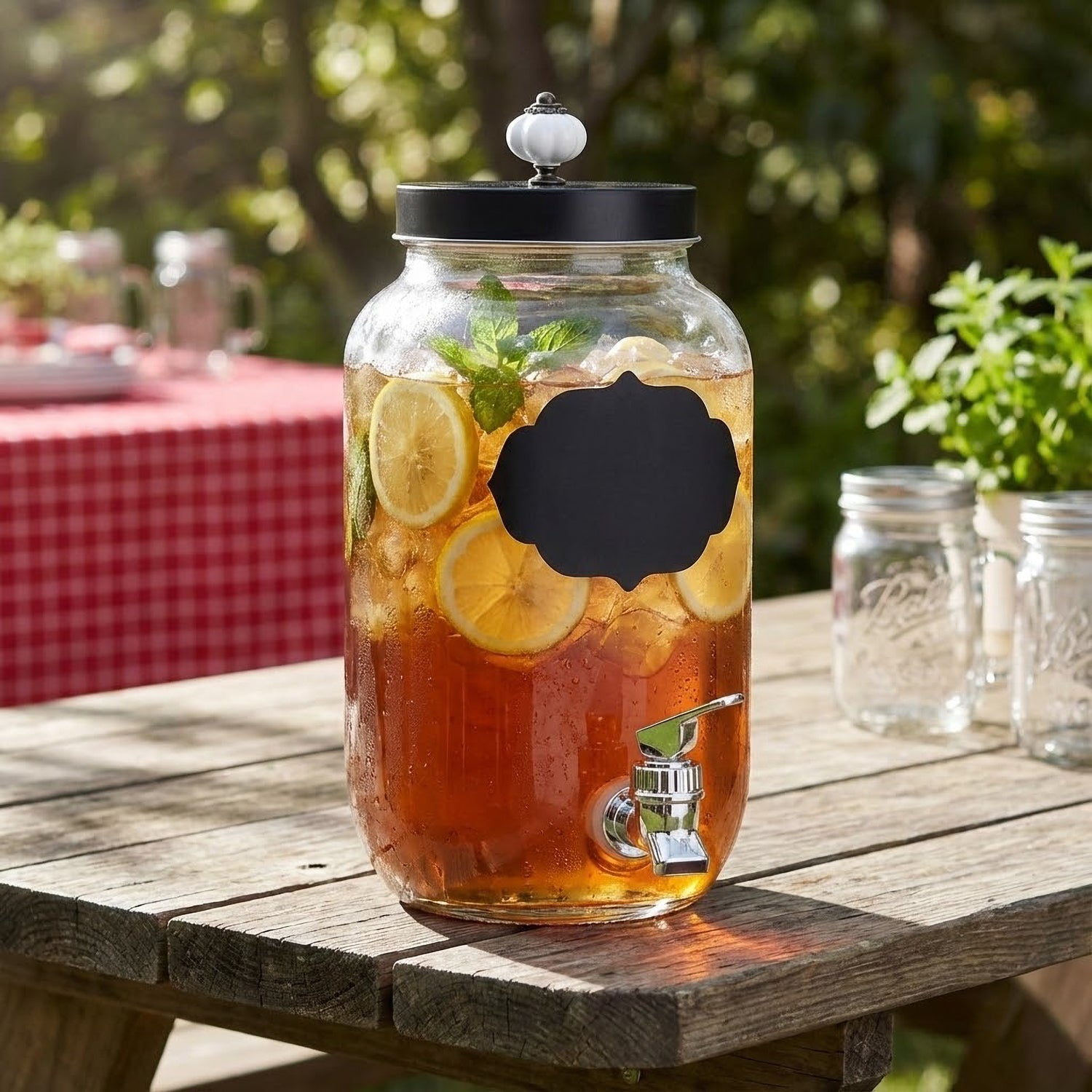 Manchester Glass Beverage Dispenser 1 Gal