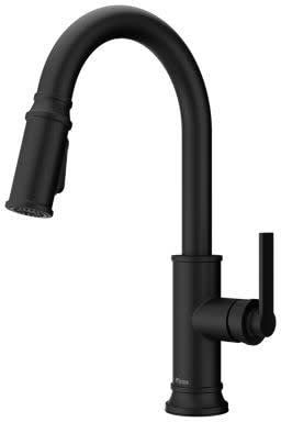 Pfister, GT529-COLB, Colfax 1.8 GPM Single Hole Kitchen Faucet, Matte Black