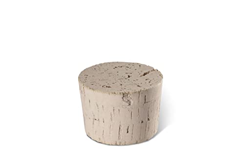 Widgetco Size 30 Large Cork Stoppers, Standard Grade, Regular Length, Tapered Corks (Qty 1)