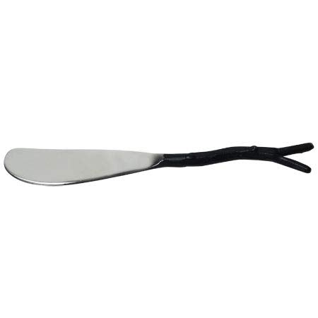 Rustic Tree Branch Steel Condiment Spreaders, Set Of 4