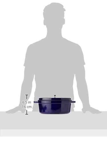 Staub Oval Cocotte - 4.25Qt - Dark Blue