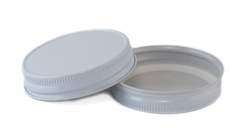 Nakpunar 12 Pcs White Mason Jar Lids