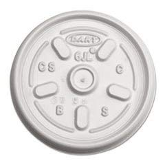 Dcc6Jl - Dart 6Jl Plastic Translucent Vented Lids For 6 Ounce Hot/Cold Foam Cups