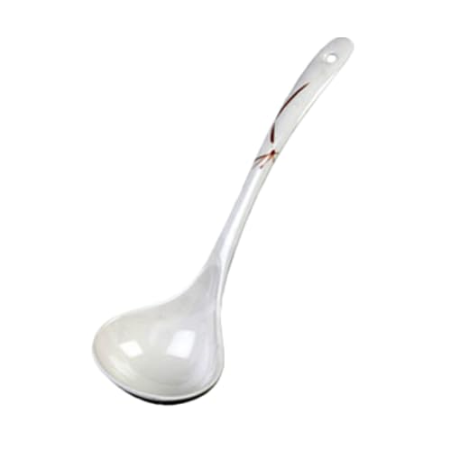 FSE 7006BO Soup Ladle, 21/2 oz., 93/4 x 33/8, onePiece, BreakResistant, Dishwasher Safe, Hanging Hole, Melamine, Bamboo, 