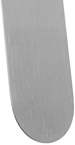 Mercer Culinary Offset Spatula, 8 Inch, Stainless Steel, 8'' X 1 3/8'' (20.3 X 3.5 Cm), Black