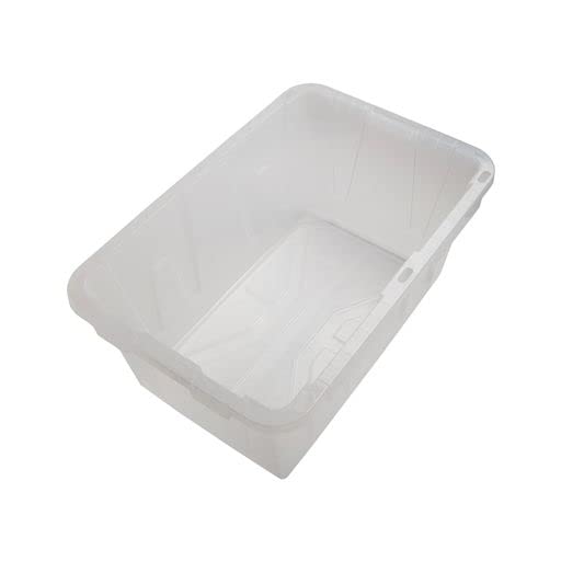 Cx Black & Yellow, 27-Gallon Heavy Duty Clear Storage Container & Snap-Tight Lid, Clear & Yellow (14.3   H X 20.6   W X 30.6   D