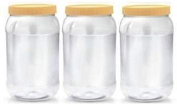 Sunpet Plastic Containers  3000 Ml, 3 Pieces, Transparent