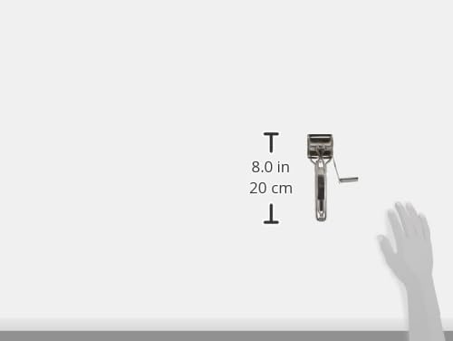 Kchenprofi Stainless Steel Single Drum Rotary Grater For Cheese, Chocolate And Nuts