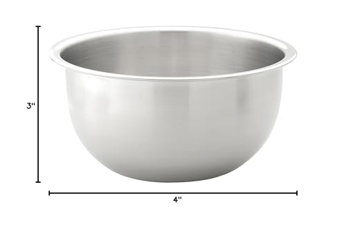Hic Kitchen Mixing Bowl, Heavyweight 18/8 Stainless Steel, 6-Quart Capacity