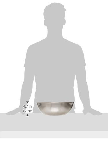 Winco  8-Quart  Economy Mixing Bowl  Stainless Steel
