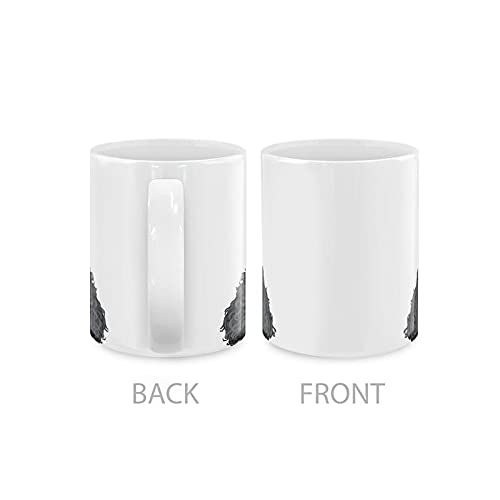 Mugbrew Black Toy Poodle Ceramic Coffee Mug Tea Cup, 11 Oz