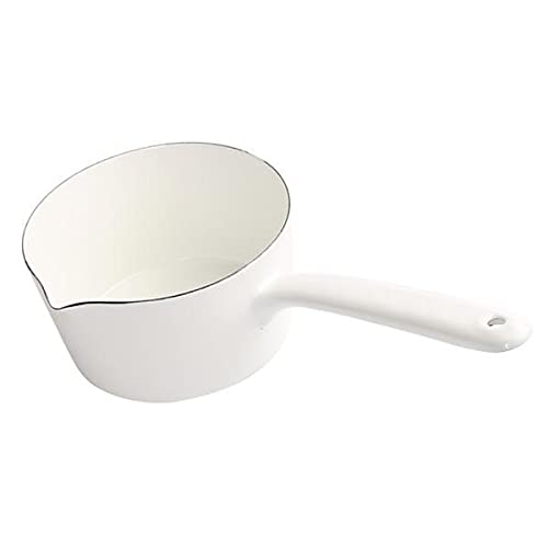 Enakshi 2Xsmall Non Stick Sauce Pan Gravy, Mixtures, Milk Pan Cooking Saucepan White|Home & Garden