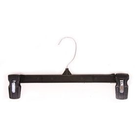 12 Recycled -Black Plastic- Pinch Grip Clip Hangers (Box of 200) #1