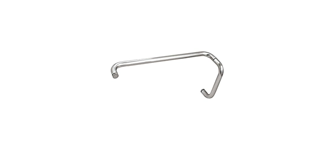 CRL''BM'' Chrome 8'' Pull Handle 18'' Towel Bar Combination without Metal Washers