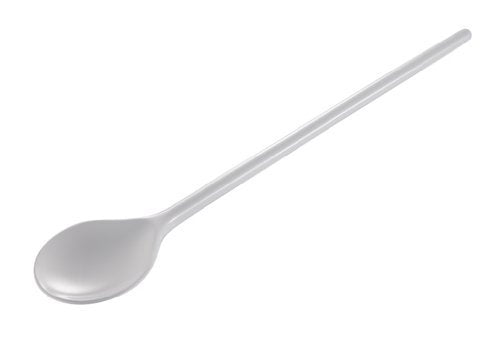 Gourmac 12'' Melamine Round Mixing Spoon, White (3522Wh)