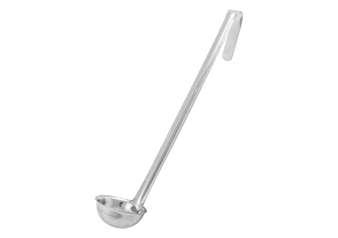 Winco Prime One Piece Stainless Steel Ladle, Nsf Listed, 3/4 Ounce