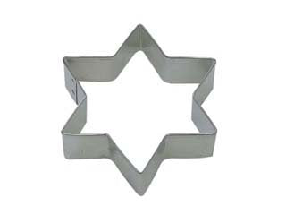 R&M Star Six Point 3.5'' Cookie Cutter In Durable, Economical, Tinplated Steel