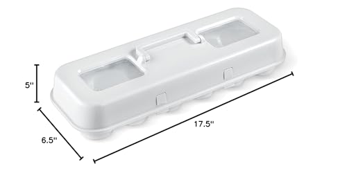 Bakelicious, 6.5 X 17.5 X 5 Inches, White Cupcake Carton