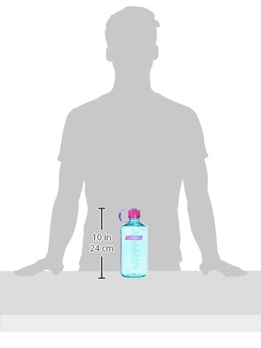 Nalgene Sustain Tritan Bpa-Free Water Bottle Made With Material Derived From 50% Plastic Waste, 32 Oz, Narrow Mouth, Surfer