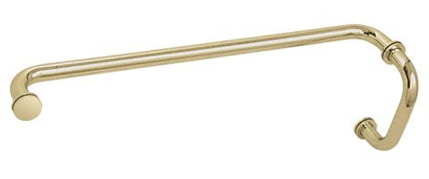 Crl ''Bm'' Satin Brass 6'' Pull Handle 24'' Towel Bar Combination With Metal Washers