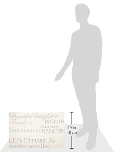 Set Of 12 Family Quote Words Vinyl Wall Sticker Picture Frame Wall Family Room Art Decoration #1332 (Matte Black)