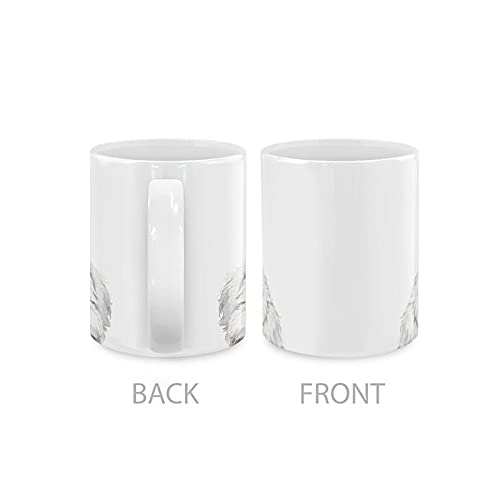 Mugbrew Maltese Dog Ceramic Coffee Mug Tea Cup, 11 Oz