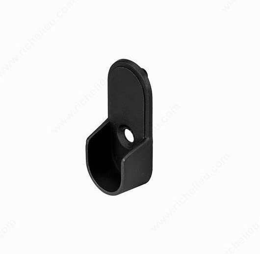 Oval Closet Rod Custom Cut To Size. Up To 92 Inches Long! Choose Finish. Includes End Caps. Black