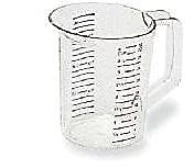 Rubbermaid Commercial 3216Cle Bouncer Measuring Cup, 32 Oz, Clear