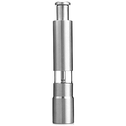 Fivanio Salt and Pepper Grinder Acrylic Body, Manual Spice Salt and Pepper Mill, Kitchen Accessories Cooking Tool Salt Saving Sp
