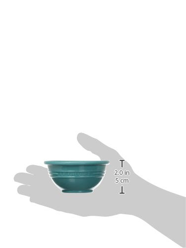Le Creuset Fa205-17 T Silicone Prep Bowls, 1/4C, 1/3C, 1/2C & 1 Cup, Caribbean