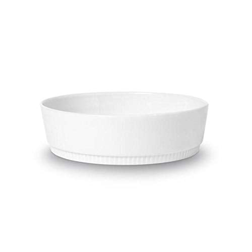 Pillivuyt France, Toulouse Medium Round Gratin Baker/Casserole, 7.75 Inches Diameter, OvenMicrowaveFreezer, 1 Qt,White