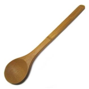 Bamboo Wood Cooking Spoon - Use With All Cookware - 12-Inches
