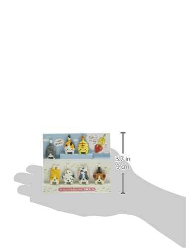 Torune Food Picks Bento Lunch Box, Cats, About 2-2.5 Inches, Assorted