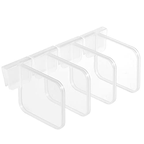 Gnoly Refrigerator Internal Drawer Shelf Divider Clip Expandable Fridge Drawers Storage Partition Clips Storage Organizer Space 