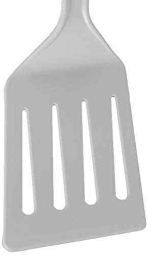 Hutzler Lopol Reinforced Nylon Spatula Turners, White, 11'', Set Of 2
