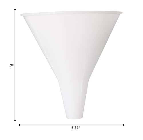 Hutzler Plastic Funnel  32-Ounce Wide  Natural