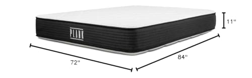 Brooklyn Bedding Plank Firm 10 California King Mattress |Breathable Materials