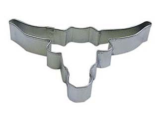 R&M Longhorn 4'' Cookie Cutter In Durable, Economical, Tinplated Steel