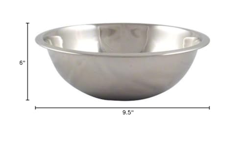 American Metalcraft, Inc. 3 Qt Stainless Steel Mixing Bowl, Silver