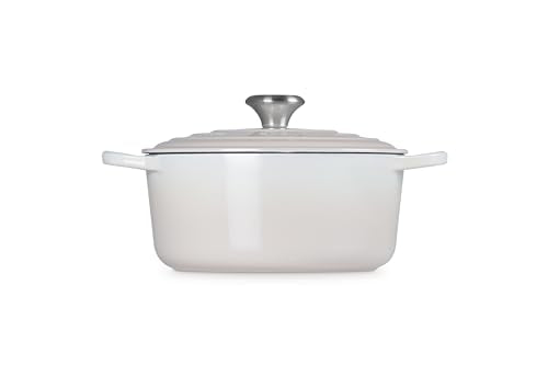 Le Creuset Enameled Cast Iron Signature Round Dutch Oven, 4.5 Qt., Meringue