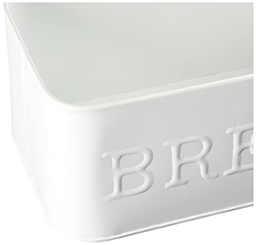 Mud Pie Circa Bread Box White, 5 1/4'' X 12''