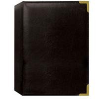 Pioneer Photo Albums Oxford Brass Corner Series 5X7 24 Photo Album - Black (1)