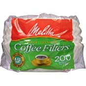 Melitta Basket Coffee Filters, White (8 To 12 Cup) 200 Count (Pack Of 24)