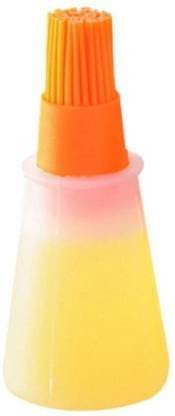 Bekner Oil Bottle With Basting Brush Silicon Round Pastry Brush Silicone Round Pastry Brush (Pack Of 1)
