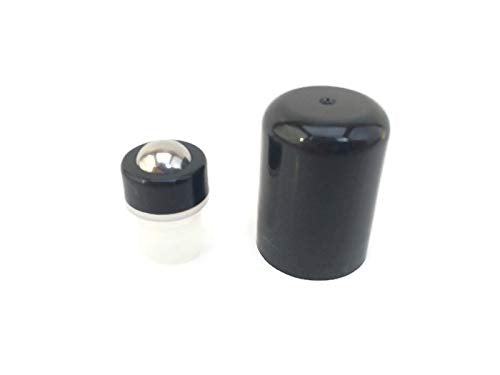 Essential Oil Roller Inserts For 5 And 15Ml Essential Oil Bottles. Pack Of 8 Stainless Steel Leak Proof With Removable Snap Ring