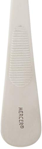 Mercer Culinary 18-8 Stainless Steel Plating Spoon With Slotted Bowl, 7-7/8 Inch,Silver